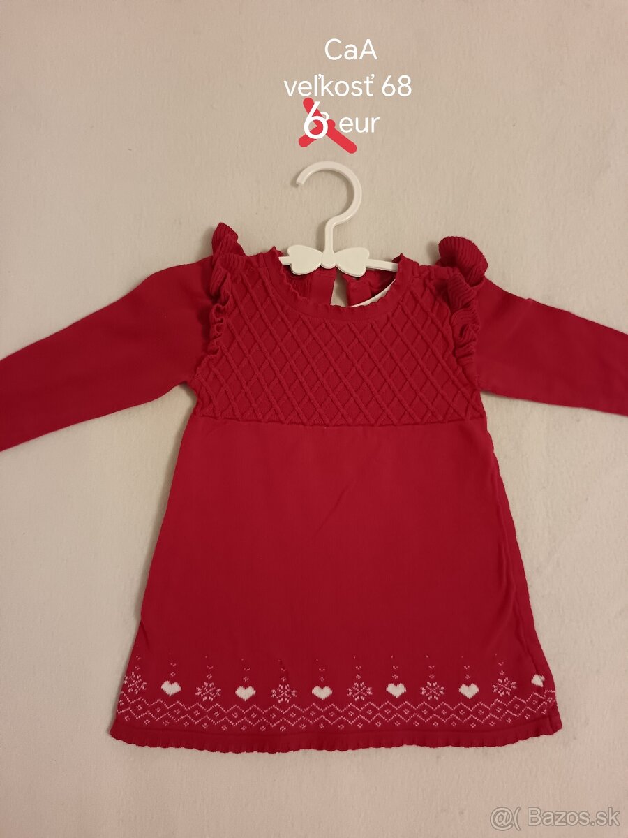 Vianočné oblečenie pre dievčatko 62-74 - 5