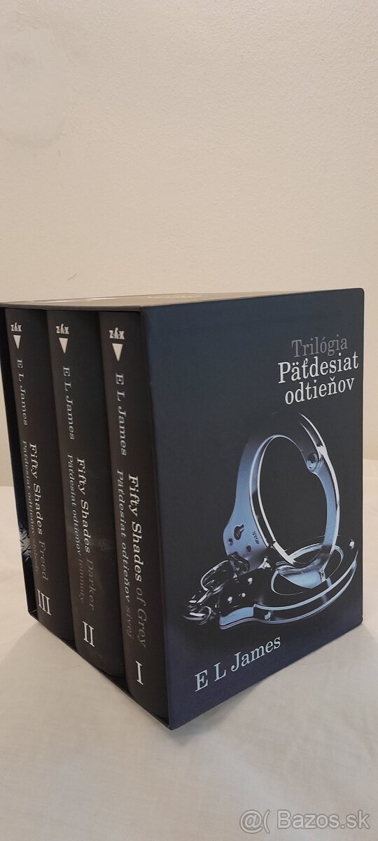 Trilógia Päťdesiat odtieňov, E L James, best seller, nové - 5