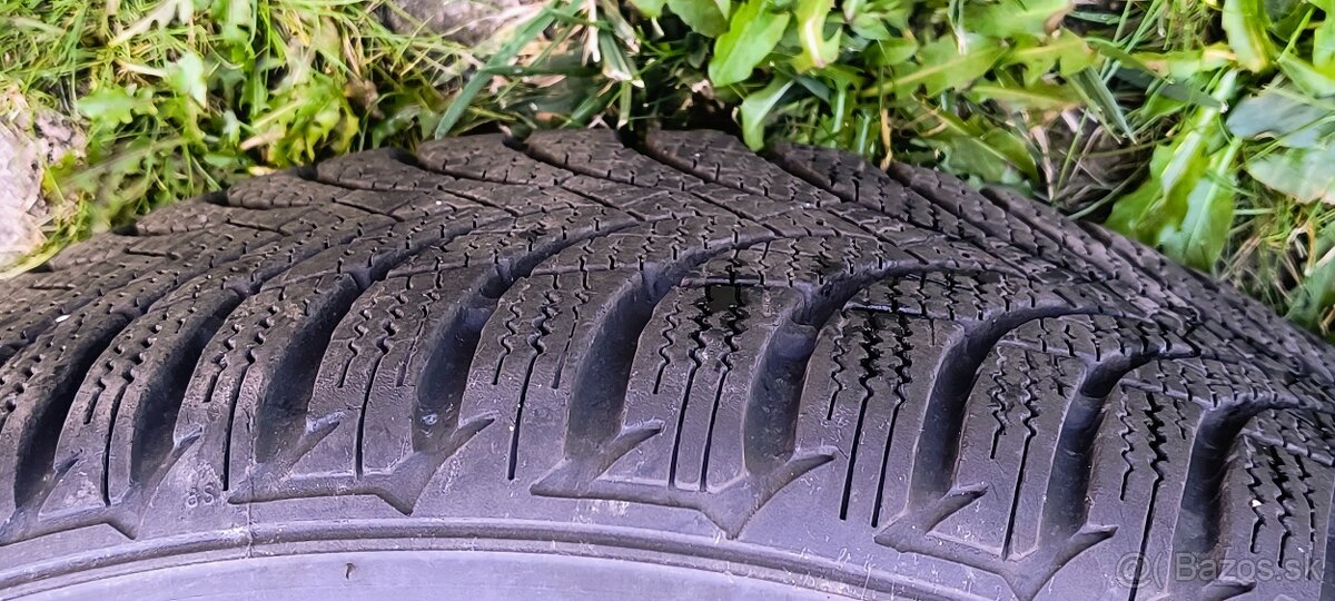 Hliníkové disky s pneumatikami používané jednu zimu - 5