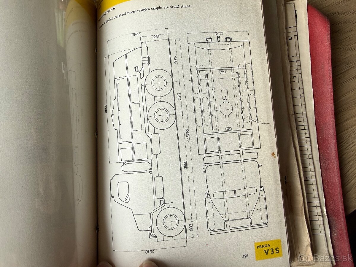 Predam zoznam nahradnych dielov PRAGA V3S ,vsetky modely - 5