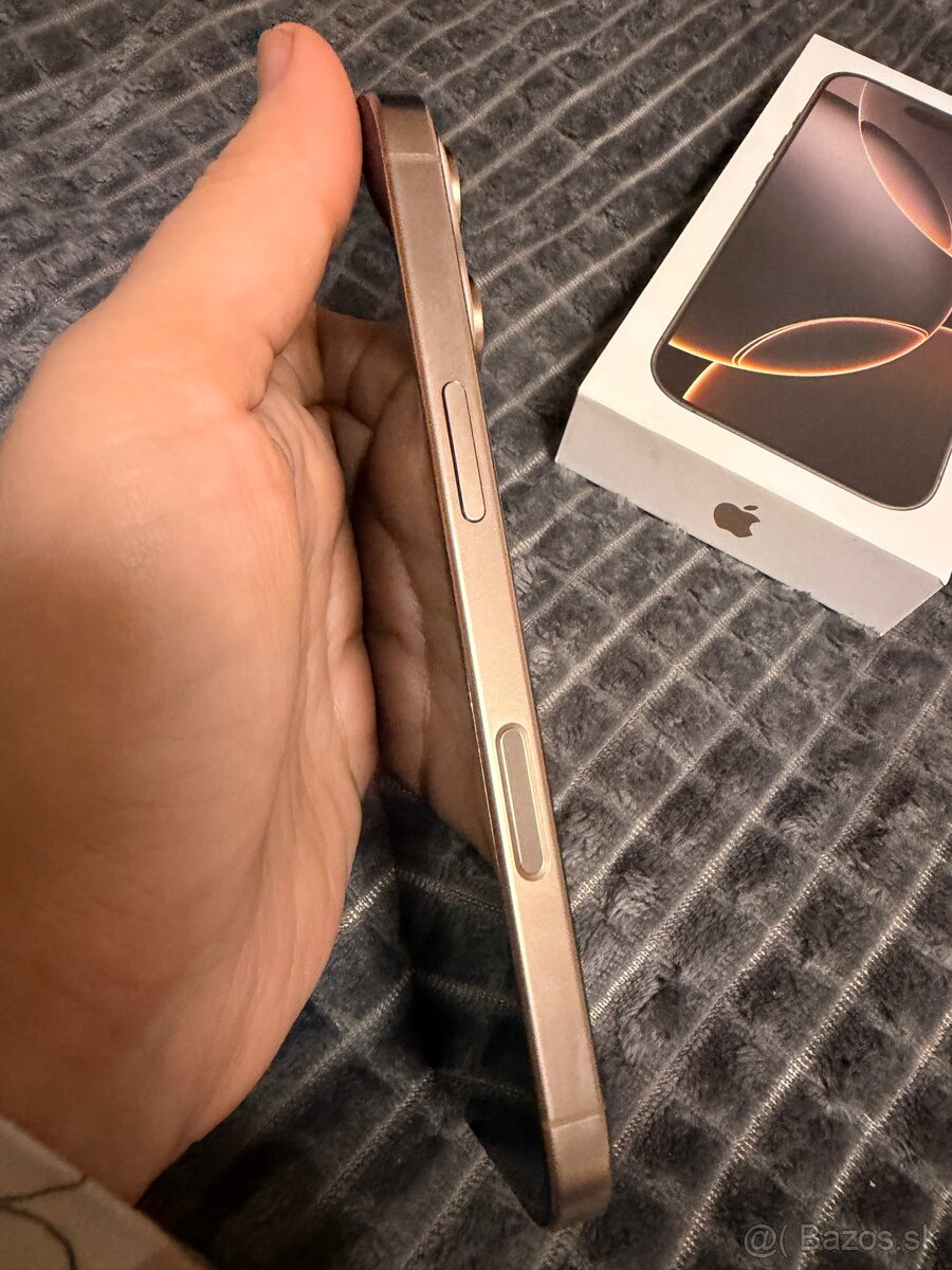 Predám iPhone 16pro, 256gb, gold AKO NOVÝ - 5