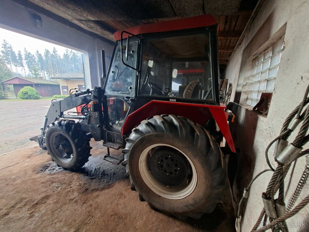 ZETOR 7245 4X4 + ČELNÍ NAKLADAČ - 5