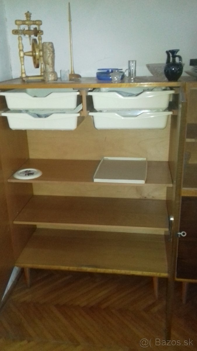 Brusel retro obývačku 60-te roky posledné 3 kusy nábytku - 5