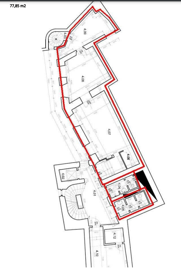 Reprezentatívny celok 3 kancelárií s vlastnou kuchynku v his - 5