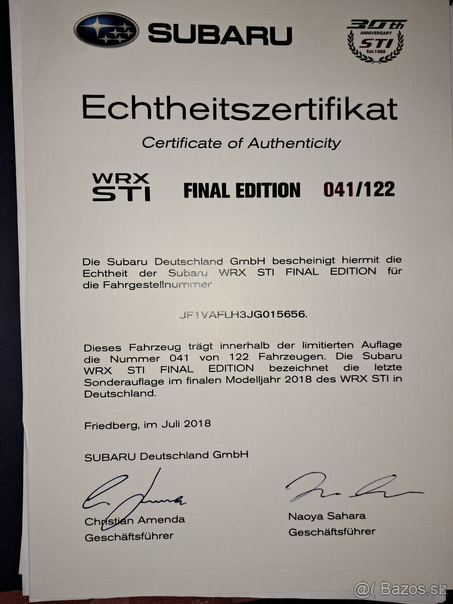 Subaru wrx sti Final edition - 5