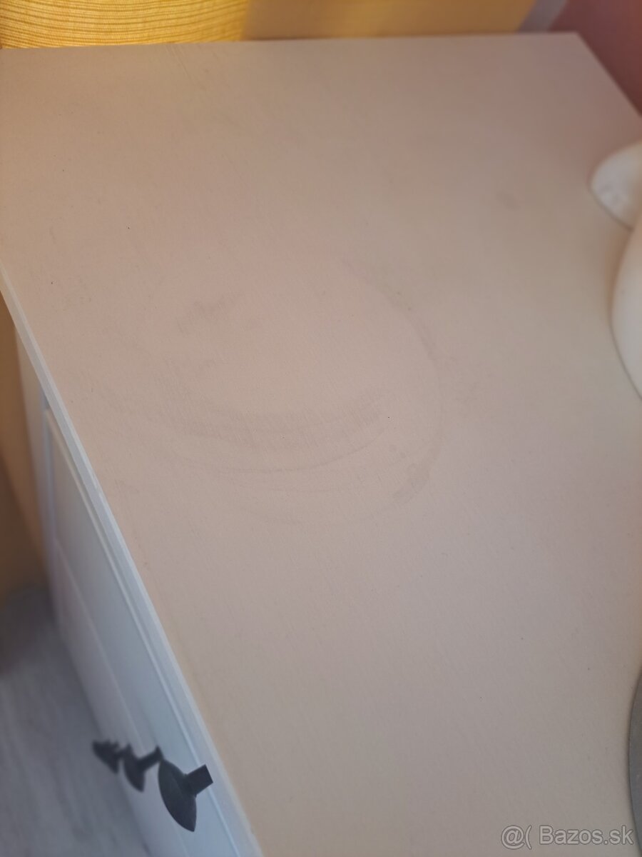 Hemnes komoda biela - 5