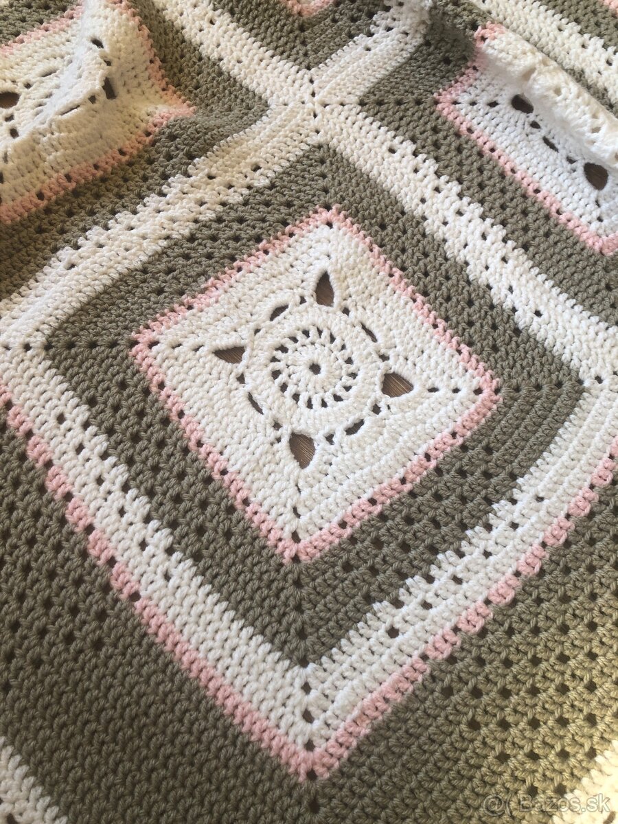 Štrikovaná deka / prehoz - 5