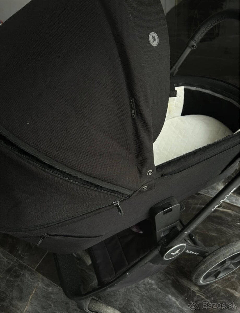 celý set kočiar MUUVO quick 4.0 čiernobiela kombinácia - 5