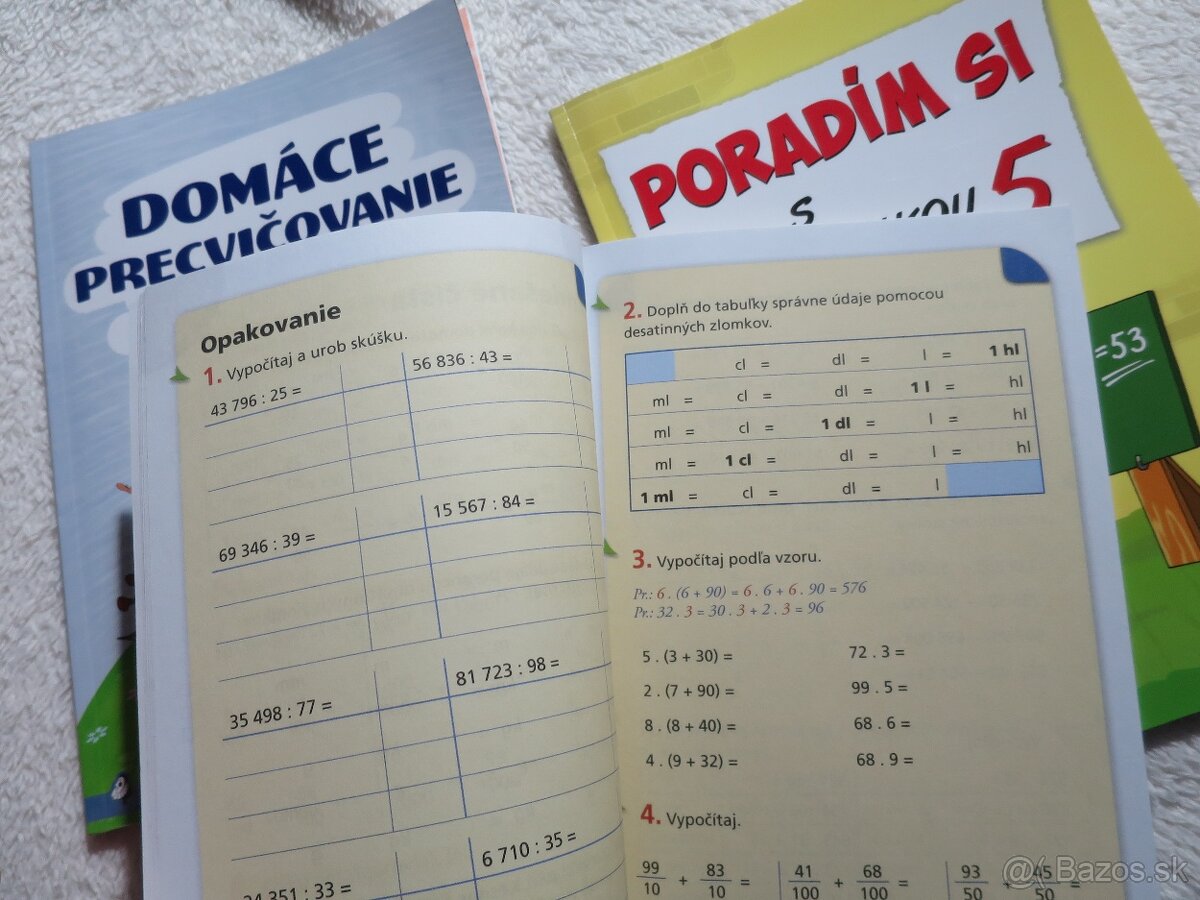 3x cvičebnica matematiky pre piatakov - 5