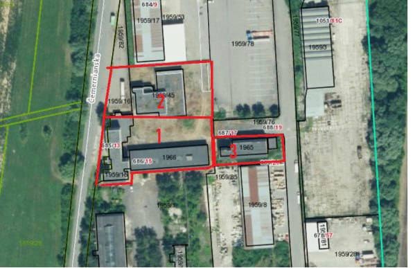 Na prenájom/predaj – priemyselné pozemky s budovami, Strážsk - 5