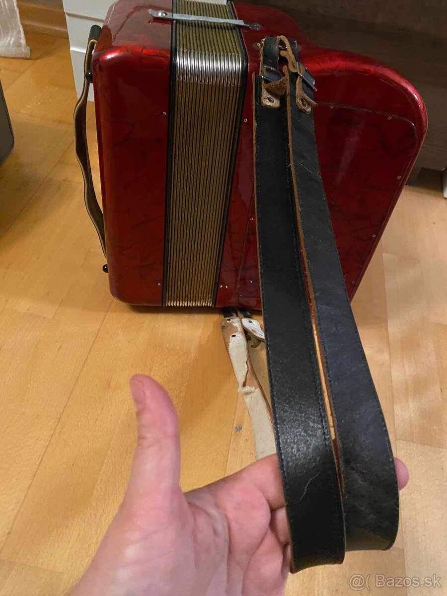 Heligonka Hohner Club lllM CF 3hlas + Kufor + Remene - 5