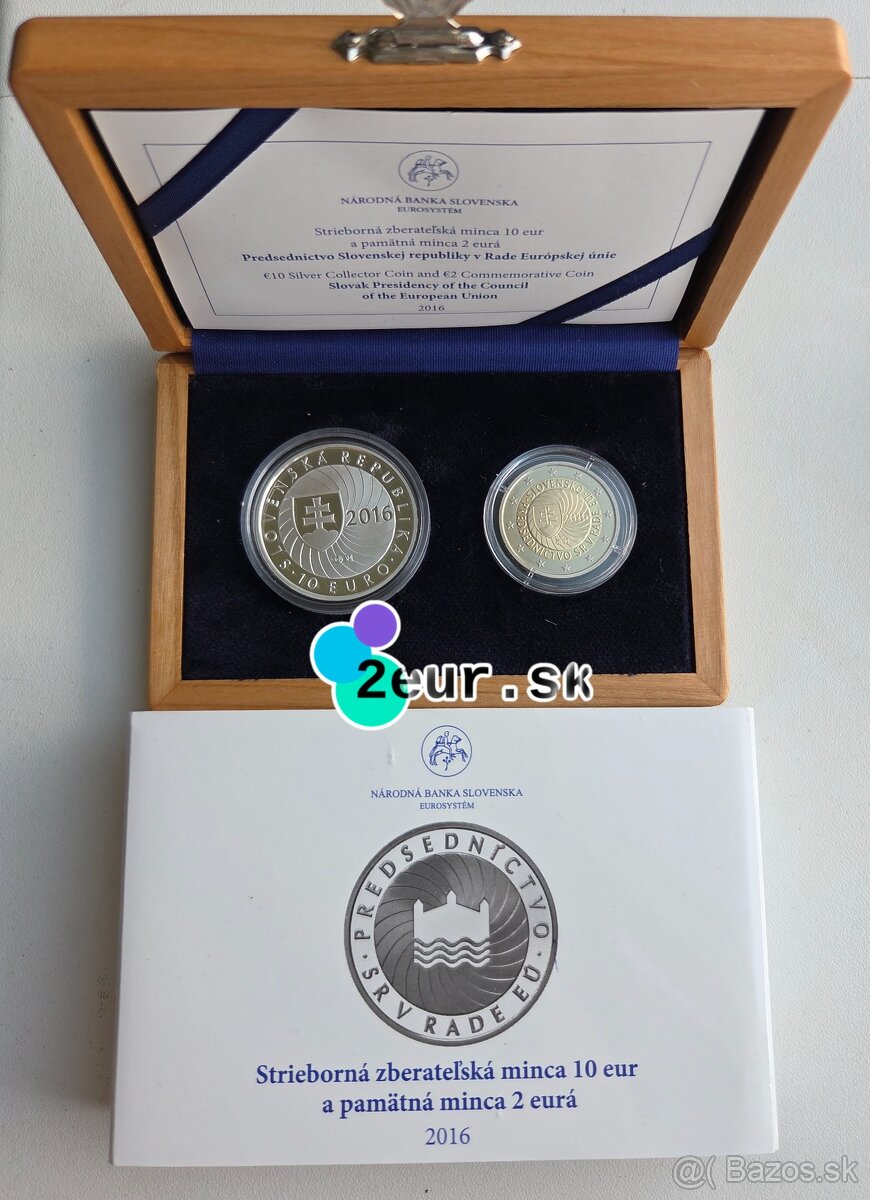 2€ euro Slovensko 2016 - PREDSEDNÍCTVO - proof - 5
