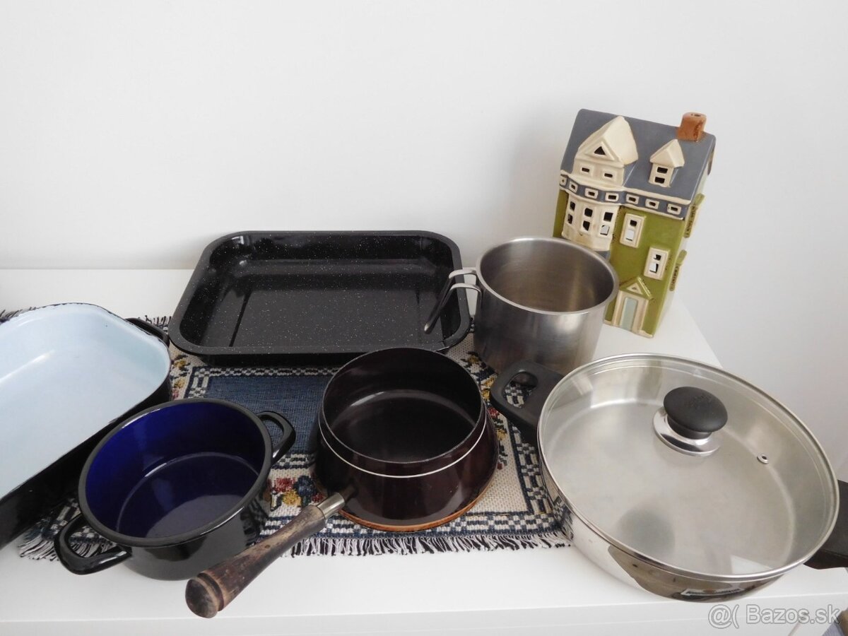 Samltované do kuchyne pekáče, hrnce Hrnce, panvice, - 5