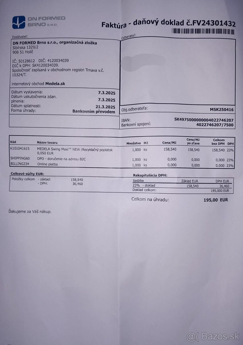 ⭐️ Elektrická odsávačka mlieka MEDELA Swing Maxi ⭐️ - 5