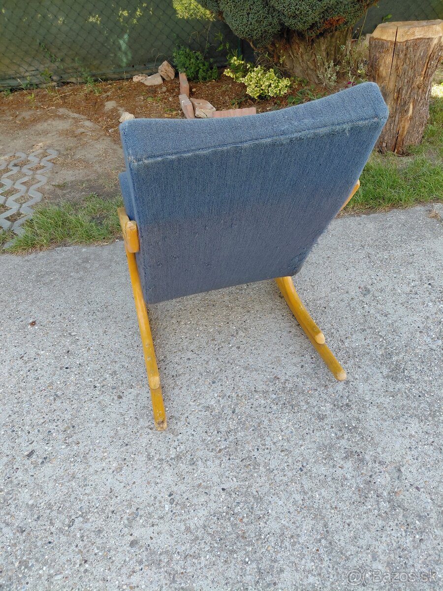 Retro hojdacie kreslo - 5
