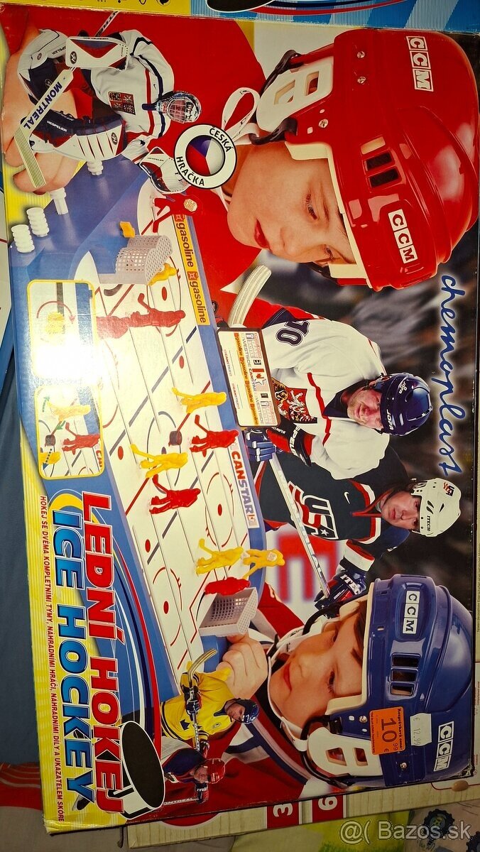 Pinbal, drevo, hokej, plast - 5