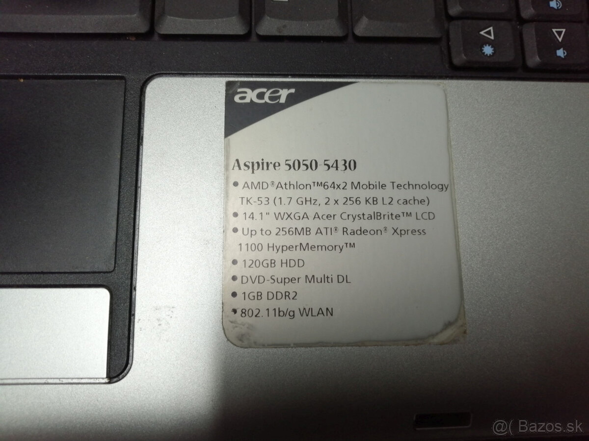 Predám notebook ACER Aspire 5050 - 5