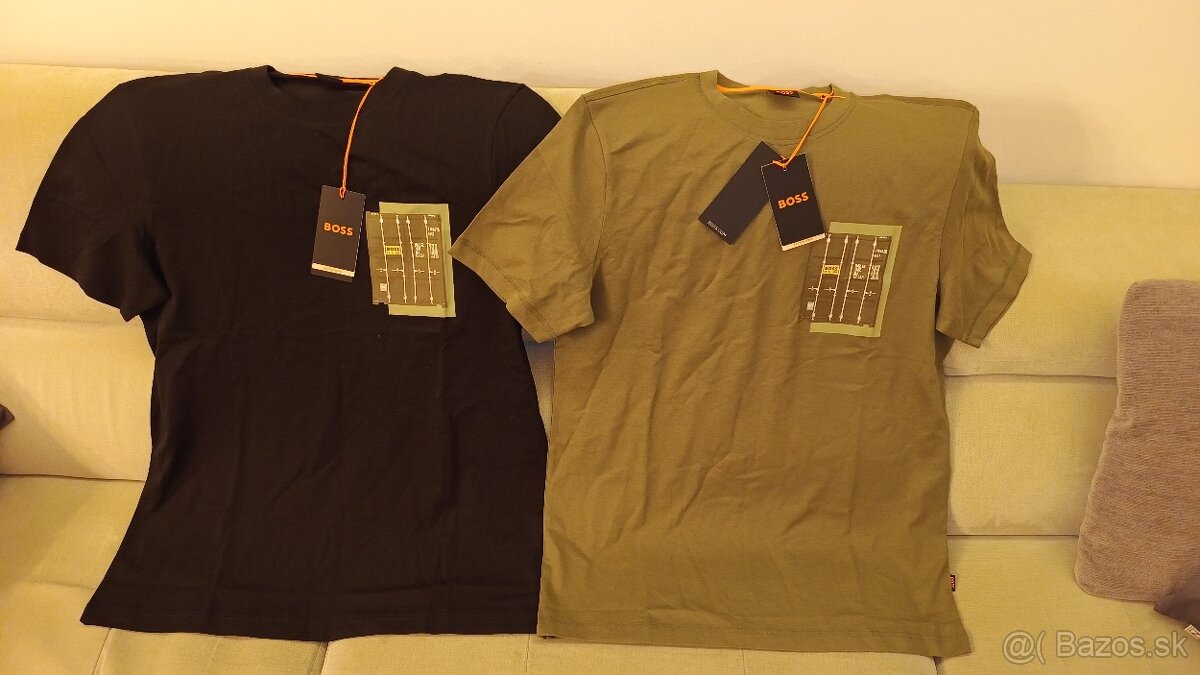 2 original nove nenosene BOSS tricka - 5