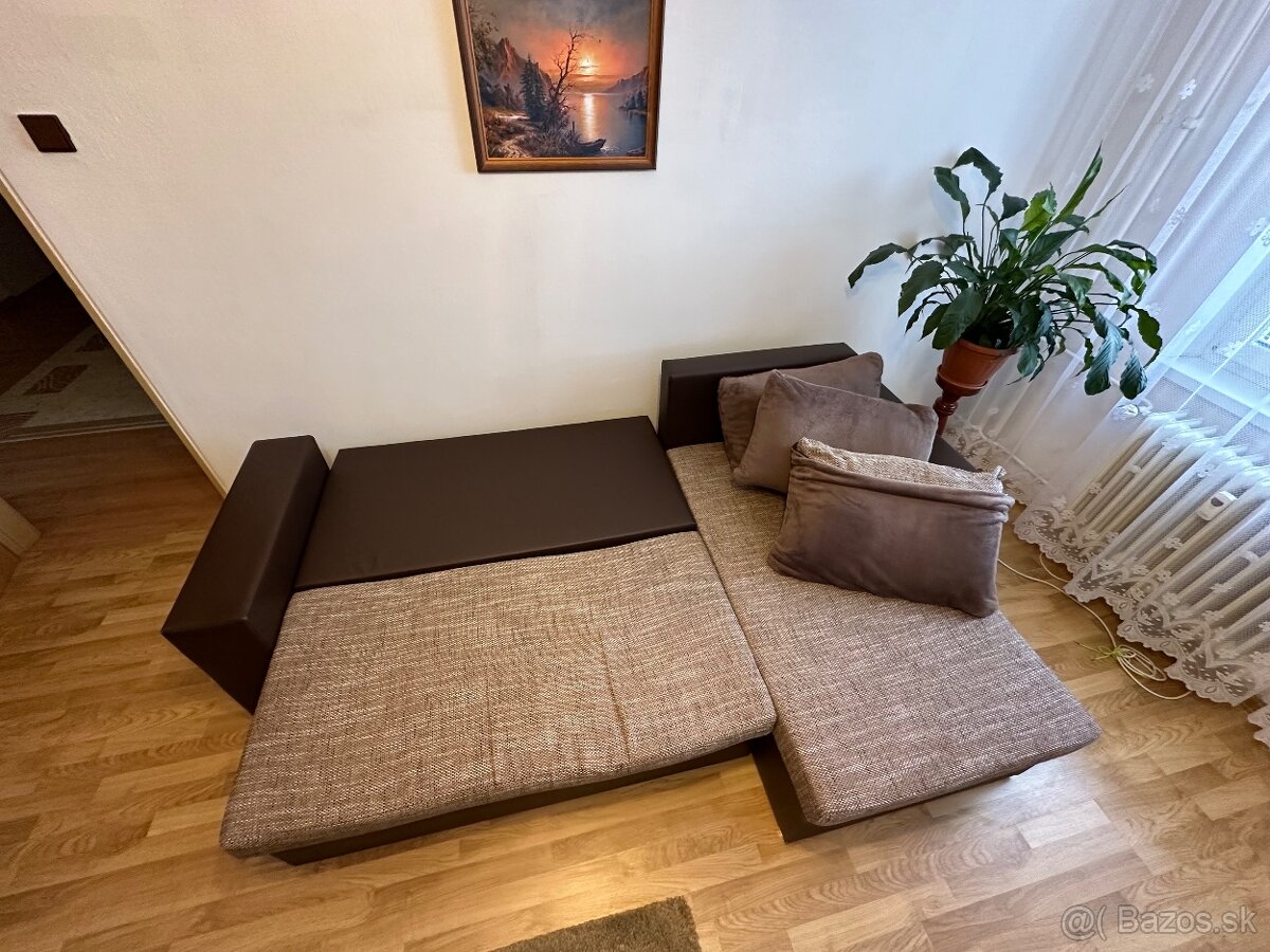 Rohový rozkladací gauč " - 5