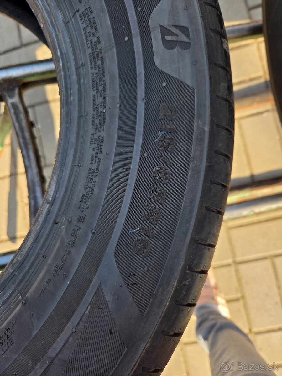 Pneumatiky 215 65 16 letné Zn.brideston - 5
