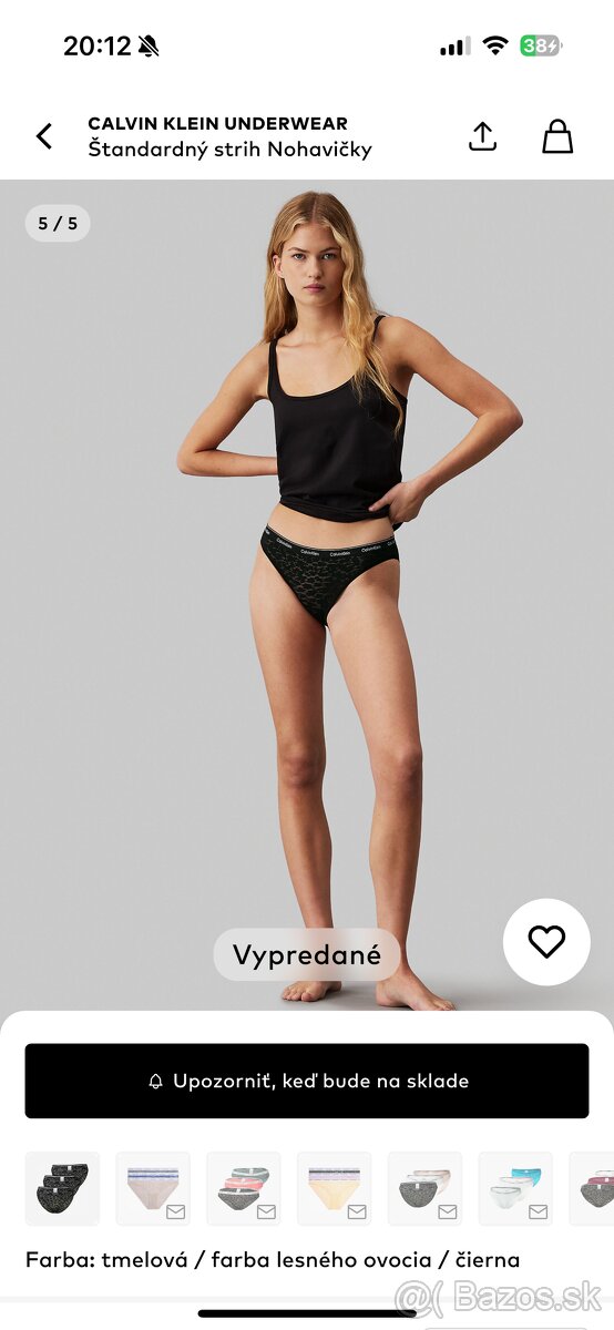 Nohavičky Calvin Klein 3-pack velkosť S…nové - 5