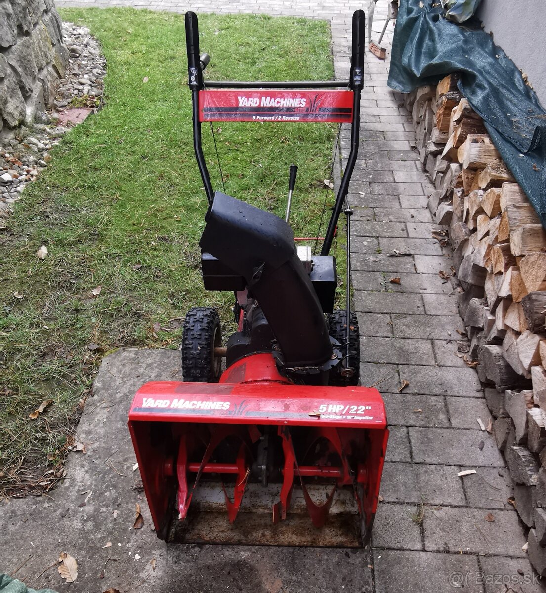 Predám snežnú frézu Yard Machines 5 HP - 5