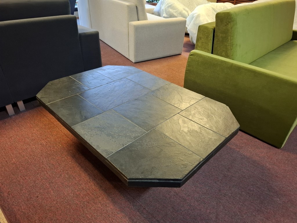 Predam bridlicový stolík retro, - 5