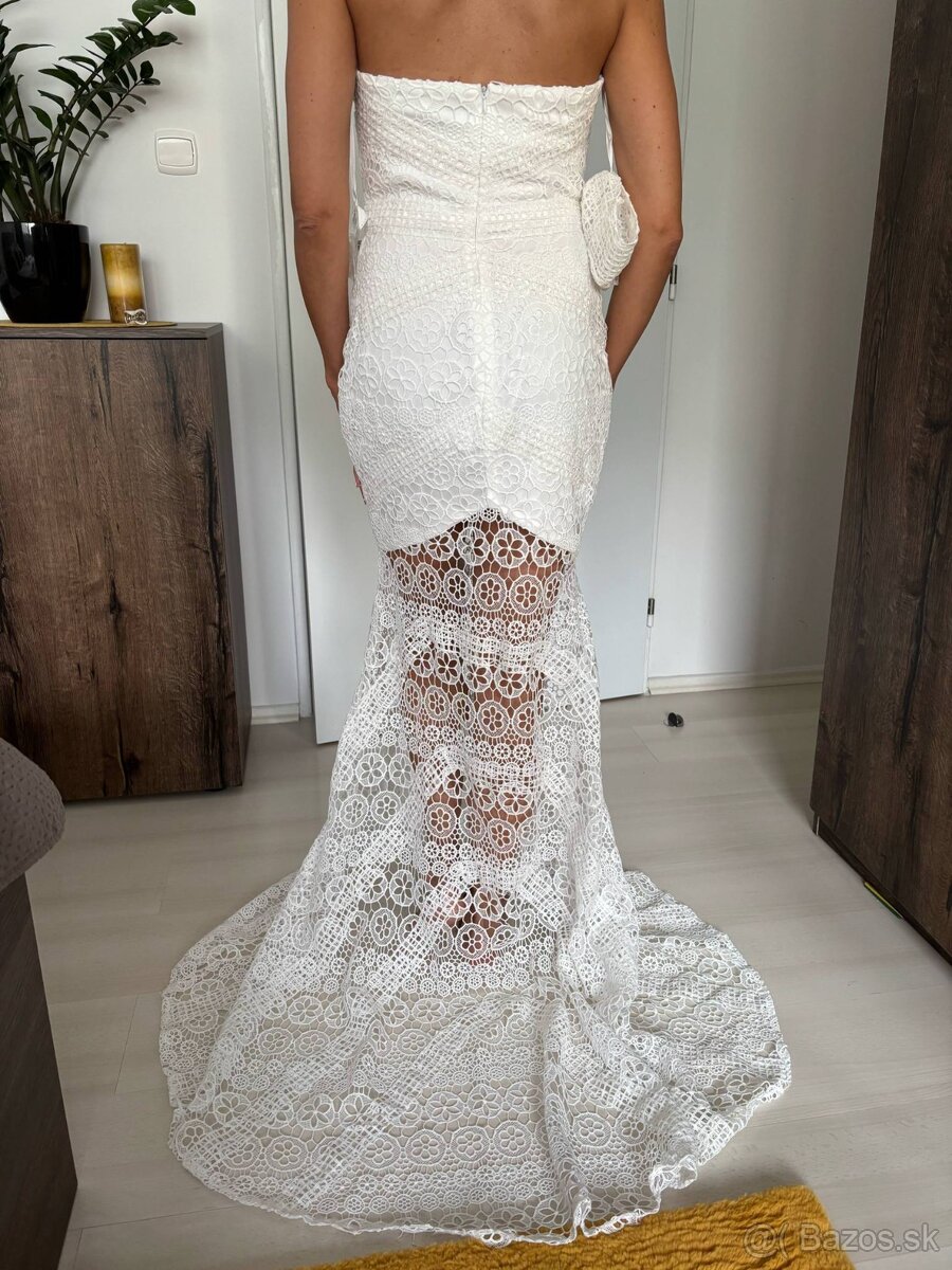 Svadobné šaty v boho štýle, nové - 5