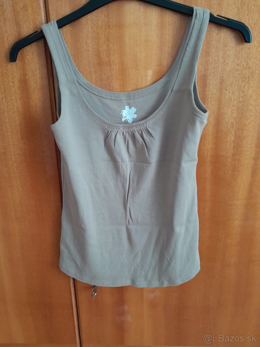 Tričko dámske, tielko, krátky crop top - 5