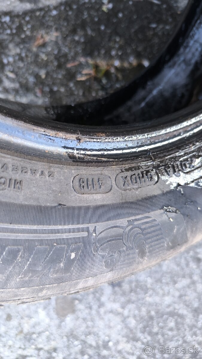 VW - 2x disk 6Jx15, 2x zimné pneu 195/65 R15 - 5