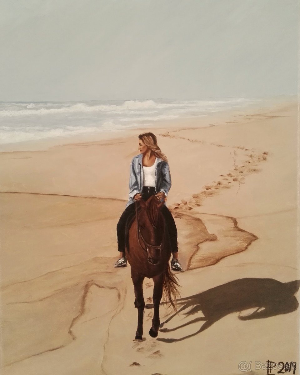 Ručne maľovaný obraz - olejomaľba - príroda - 5