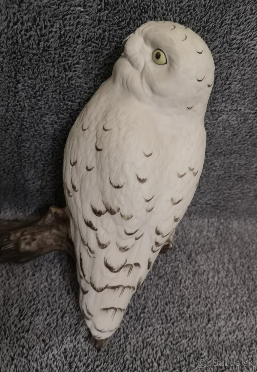 Porcelánová soška Sova snežná – Royal Dux - 5