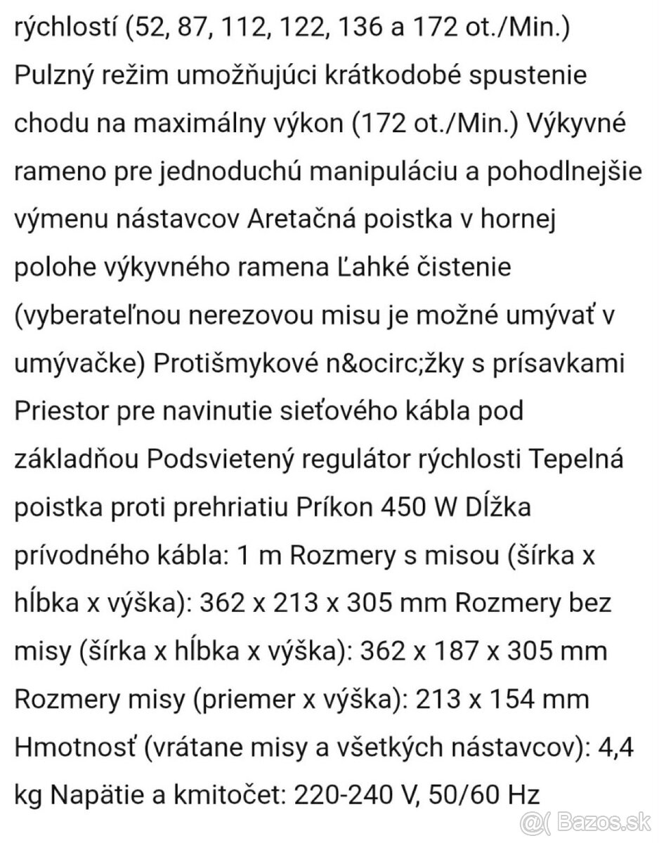 Kuchynský robot - 5