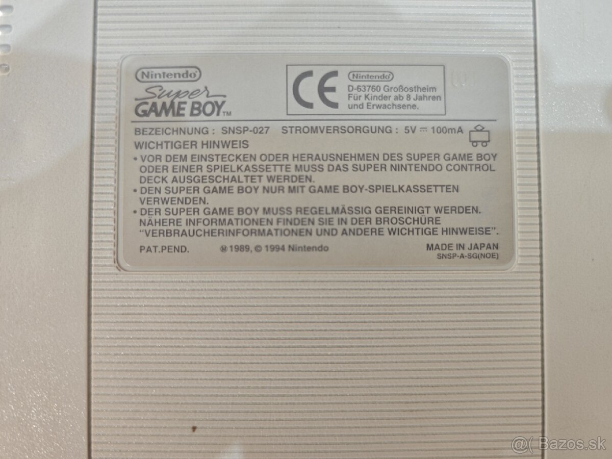 Adaptér Super GAME BOY pre Nintendo SNES - 5