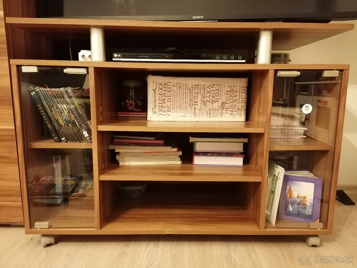 Obývacia stena +Tv stolík +konferenčný stolík - 5