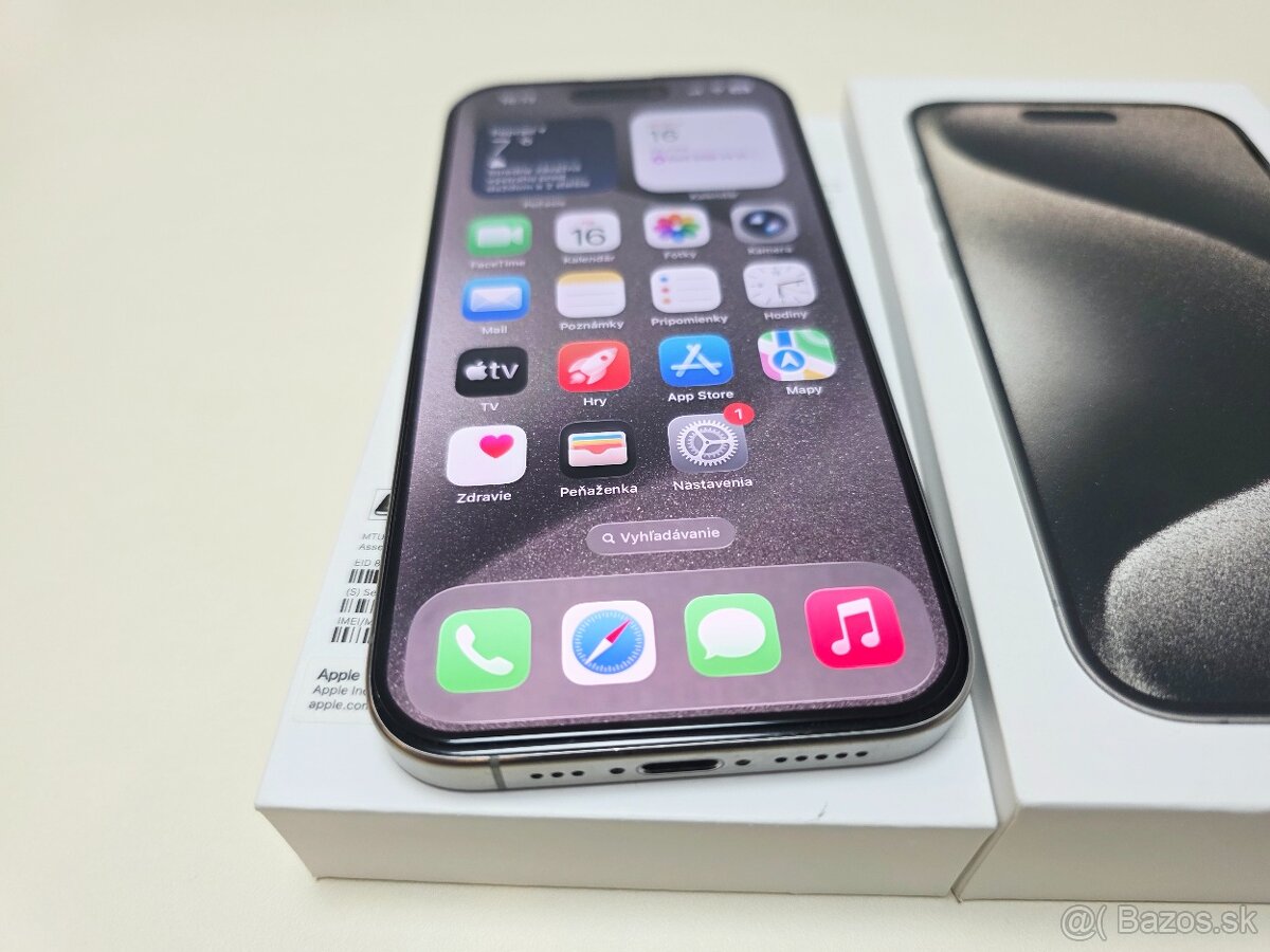 Apple iphone 15 PRO 128GB Natural Titanium - 5