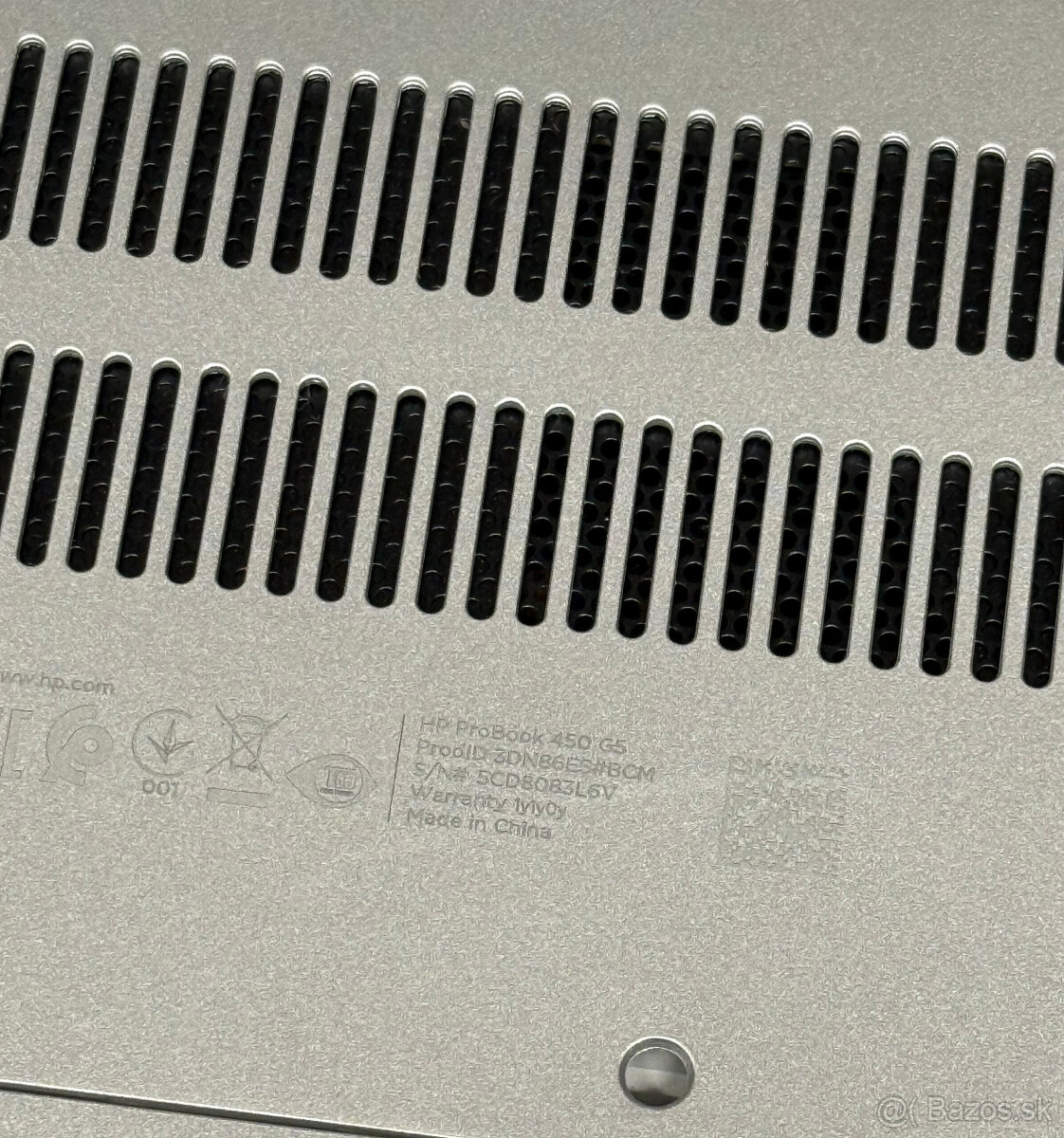 Kancelársky notebook HP ProBook 450 G5 - 5