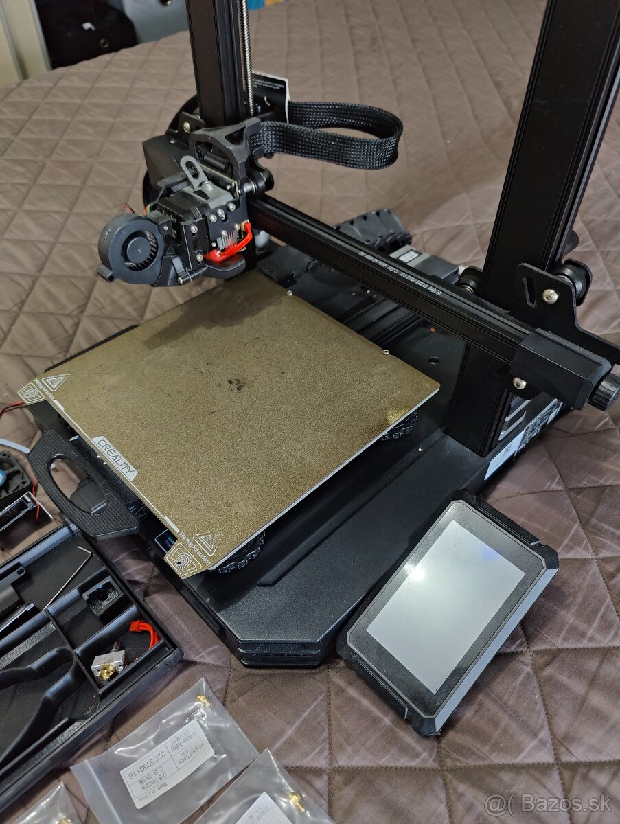 Predám 3D tlačiareň Creality Ender 3 S1 Pro + úpravy a prísl - 5