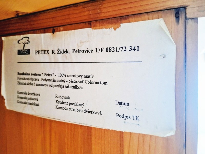 masívna zostava PETRA 100% smrek - 5