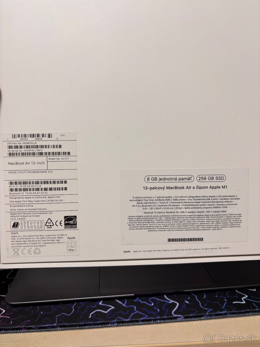 Predám MacBook Air 13.3 256GB - 5