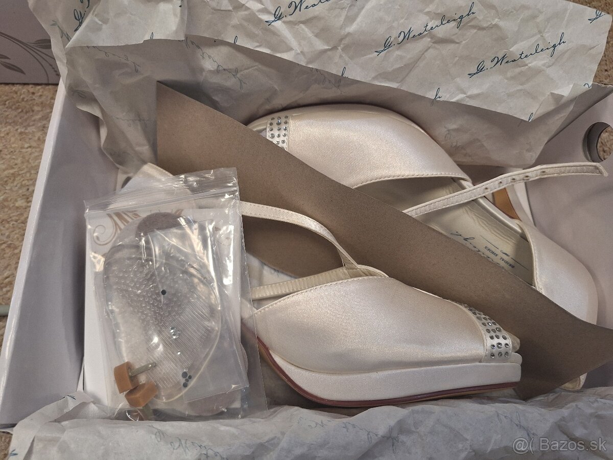 Svadobné topánky G.westerleight 39 - 5