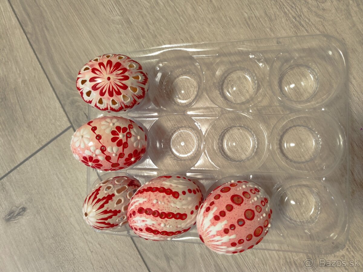 Kraslice madeirové zdobené voskom - 5