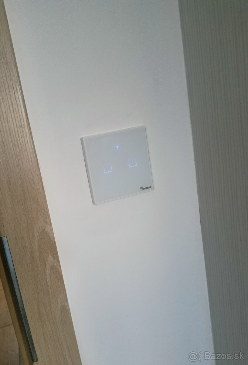 SONOFF vypínač biely dotykový s WiFi (3 kusy) - 5