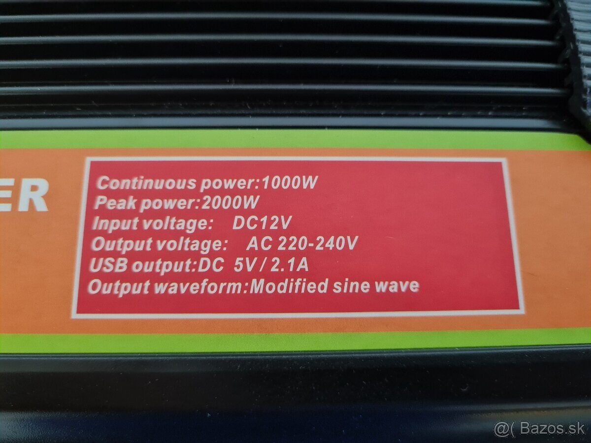 Menič napätia do auta - 5