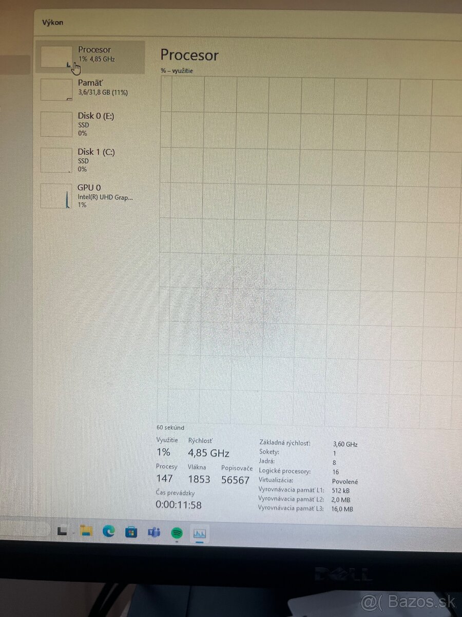Počítač Intel Core i9-9900k 32GB DDR4 - 5
