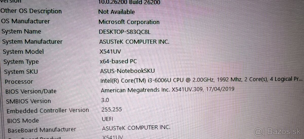 asus x541uv i3 6006u - 5