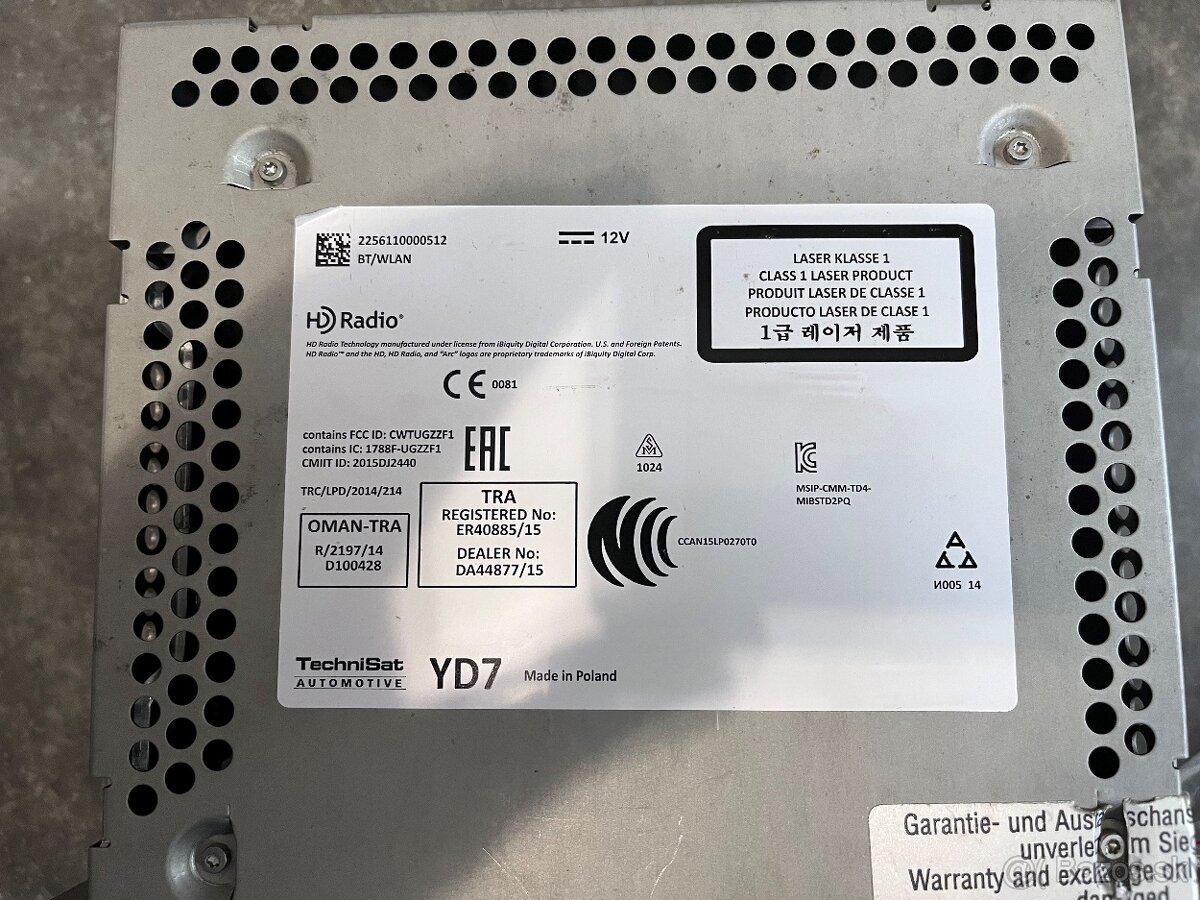 Autorádio MIB STD2 PQ + NAV - 5