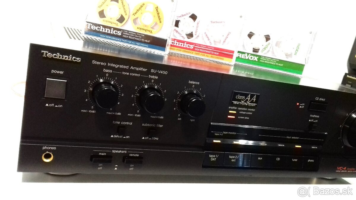 ClassAA =450W zosilnovac TECHNICS SU-V450 vyroba JAPAN, AZ48 - 5