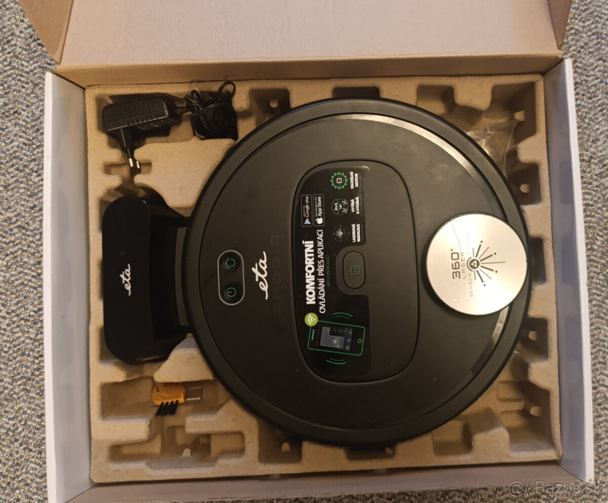 Predám robotický vysávač ETA RAGGIO v krabici,neviem spárova - 5