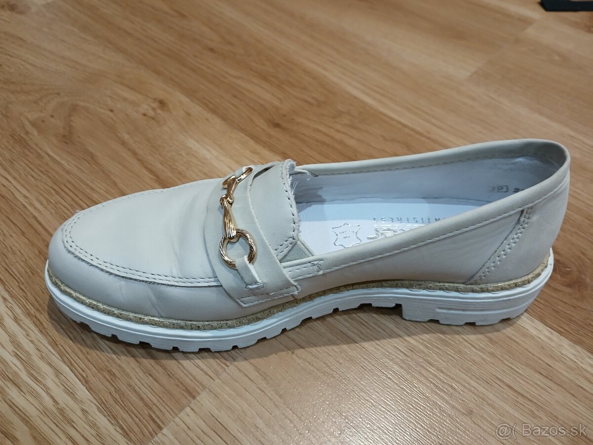 Topánky Rieker biele - 5